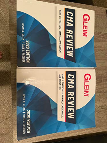 Stock image for Gleim CMA Review Part 1 & 2 2020 Edition for sale by BooksRun