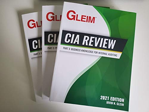 定番 CIA Gleim ☆ CIA Review 3冊セット 日本語版 ビジネス/経済
