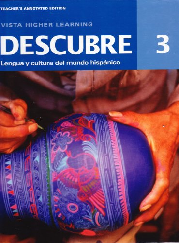 Stock image for Descubre, Level 3, Teacher's Annotated Edition for sale by HPB-Red