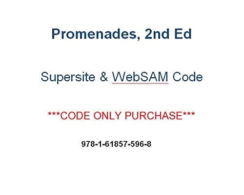 Stock image for PROMENADES SUPERSITE & WEBSAM CODE ***CODE ONLY*** for sale by BookHolders