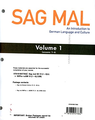 9781618577832: Sag Mal SE V1(1-6)LL + SSPls+wSM V1(1-6)(12M)