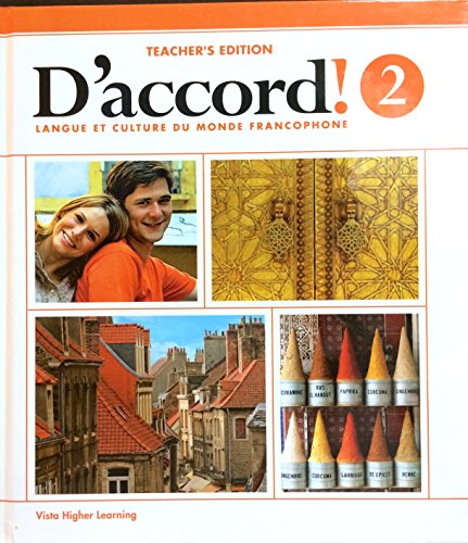 Stock image for Daccord 2015 Level 2 Teacher Edition for sale by Walker Bookstore (Mark My Words LLC)