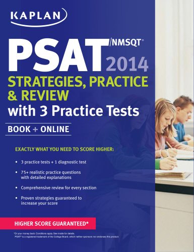 Kaplan PSAT/NMSQT 2014 Strategies, Practice, and Review: book + online (9781618650559) by Kaplan