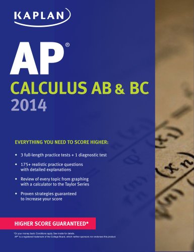 9781618652515: Kaplan AP Calculus AB & BC 2014 (Kaplan Test Prep)