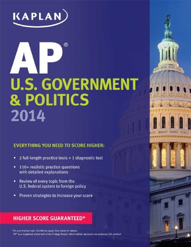 Beispielbild fr Kaplan AP U.S. Government & Politics 2014 (Kaplan Test Prep) zum Verkauf von Wonder Book