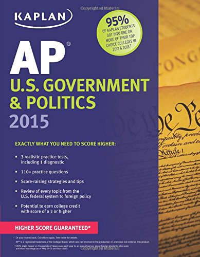 Beispielbild fr Kaplan AP U. S. Government and Politics 2015 zum Verkauf von Better World Books