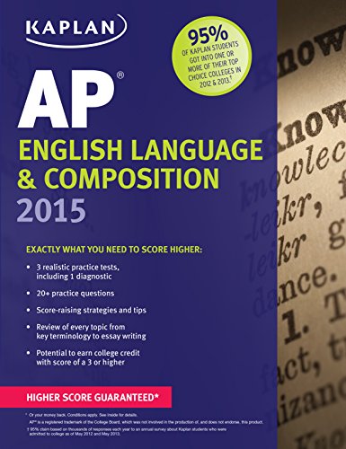 Beispielbild fr Kaplan AP English Language & Composition 2015 (Kaplan Test Prep) zum Verkauf von BooksRun
