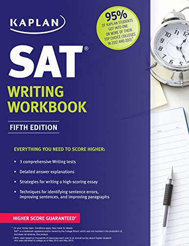 Stock image for Kaplan SAT Writing Workbook for sale by Better World Books
