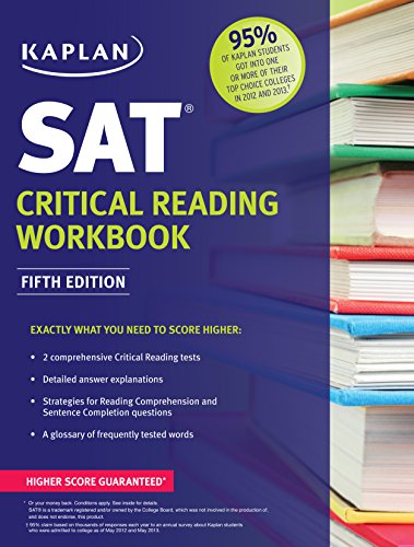 Stock image for SAT Critical Reading Workbook for sale by Better World Books: West