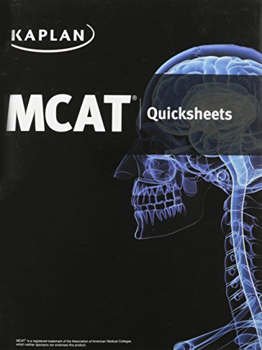 9781618657640: Kaplan MCAT Quicksheets 2015 and MCAT High-Yield Problem Solving Guide 2015 by Inc. Kaplan (2014-11-09)