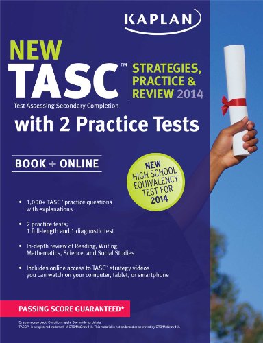 Beispielbild fr Kaplan New TASC Strategies, Practice, and Review 2014 with 2 Practice Tests : Book + Online zum Verkauf von Better World Books