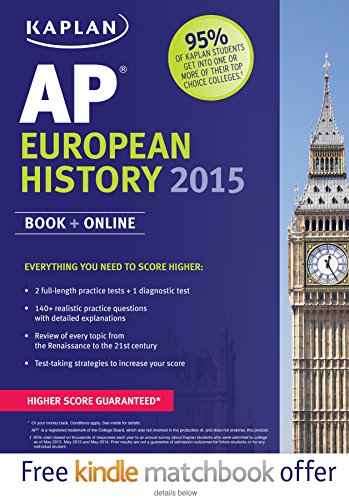 Beispielbild fr Kaplan AP European History 2015 zum Verkauf von Better World Books: West