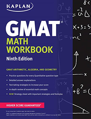 Beispielbild fr Kaplan GMAT Math Workbook (Kaplan Test Prep) zum Verkauf von WorldofBooks