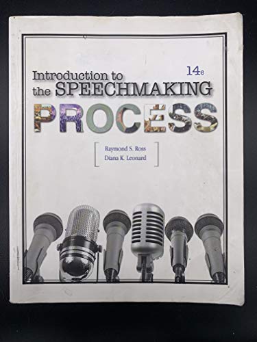 9781618820099: Title: Introduction to the Speechmaking Process