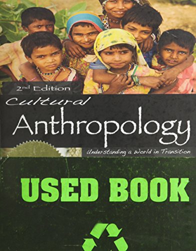 Stock image for Cultural Anthropology for sale by Front Cover Books