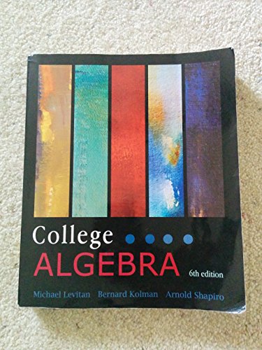 Imagen de archivo de College Algebra 6/e a la venta por Better World Books