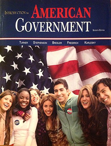 Imagen de archivo de INTRO.TO AMERICAN GOVERNMENT Paperback 2014 a la venta por harvardyard