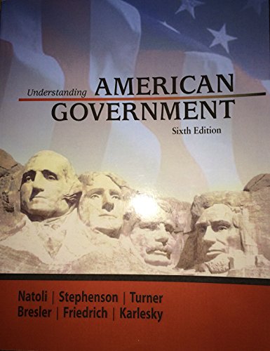 Beispielbild fr Understanding the American Government (Sixth Edition) zum Verkauf von dsmbooks