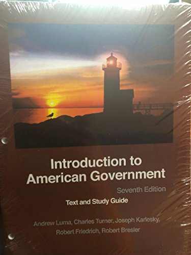 Imagen de archivo de Introduction to American Government a la venta por SecondSale