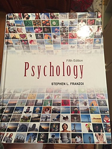 Stock image for Psychology (5th, Fifth Edition) - By Stephen L. Franzoi for sale by SecondSale