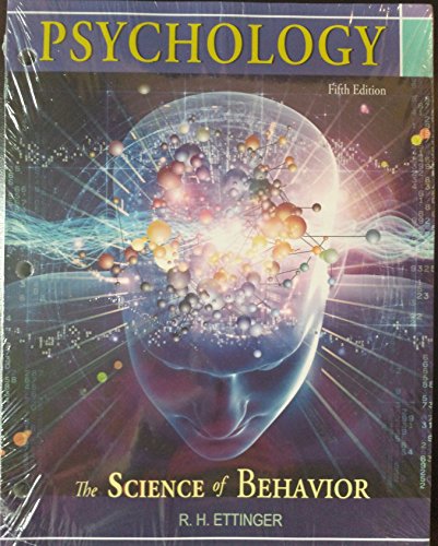 9781618826244: Psychology - The Science of Behavior (5th, Fifth Edition) - By R.H. Ettinger