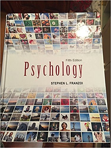 Stock image for Psychology 5e 5th Fifth Edition By Stephen L. Franzoi Loose-Leaf (Book Only, Nothing Else) for sale by HPB-Red