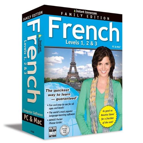 Beispielbild fr Instant Immersion French, Level 1-2 & 3: Family Edition (French and English Edition) zum Verkauf von The Media Foundation