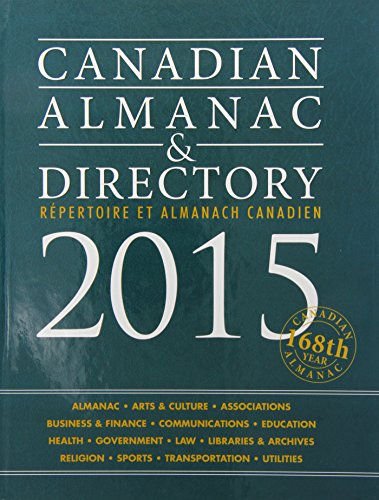 9781619251915: Canadian Almanac & Directory, 2015