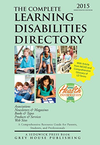 Beispielbild fr Complete Learning Disabilities Directory, 2015 (Conplete Learning Disabilities Directory) zum Verkauf von St Vincent de Paul of Lane County