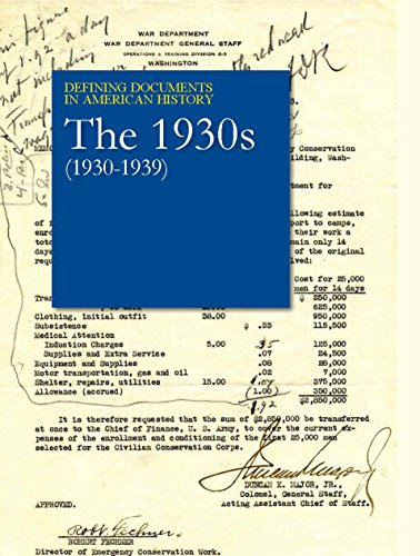 Imagen de archivo de The 1930s (1930-1939) (Defining Documents in American History) a la venta por Powell's Bookstores Chicago, ABAA