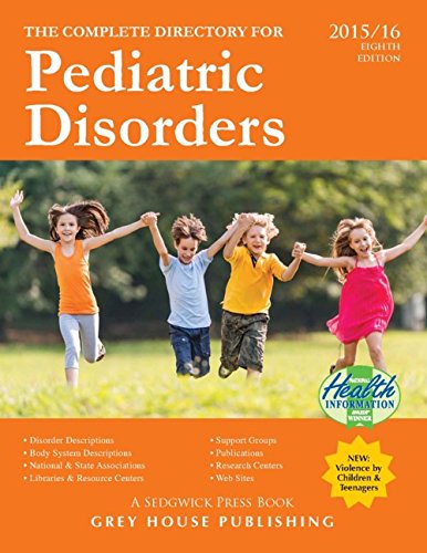 Beispielbild fr Complete Directory for Pediatric Disorders, 2015/16 zum Verkauf von Better World Books