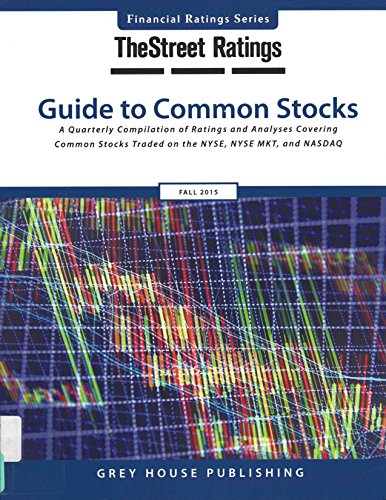 9781619255838: TheStreet Ratings' Guide to Common Stocks, Fall 2015