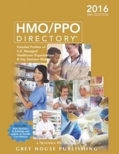 9781619257542: HMO/PPO Directory, 2016