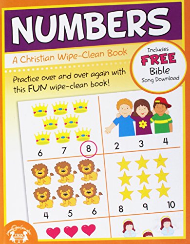 Numbers Christian Wipe-Clean Book (9781619380769) by Twin Sisters Productions
