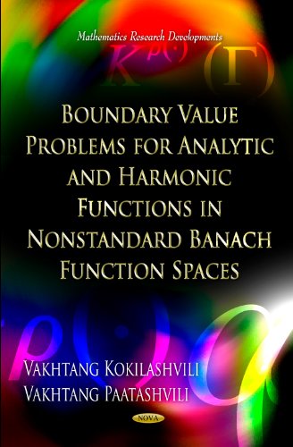 9781619423015: Boundary Value Problems for Analytic & Harmonic Functions in Nonstandard Banach Function Spaces (Mathematics Research Developments)