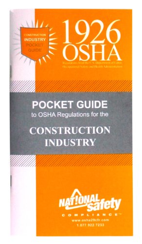 Beispielbild fr 1926 OSHA Construction Pocket Guide zum Verkauf von mediaRus