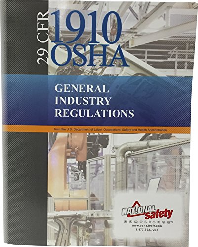 Beispielbild fr 29 CFR 1910 OSHA General Industry Regulations zum Verkauf von HPB-Red