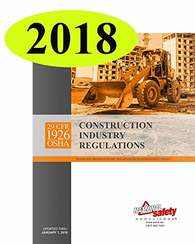 Beispielbild fr January 2018 Edition 29 CFR 1926 OSHA Construction Industry Regulations zum Verkauf von HPB-Red