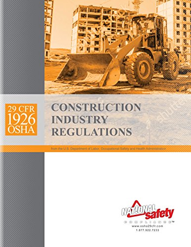 Beispielbild fr APRIL 2017 Edition 29 CFR 1926 OSHA Construction Industry Regulations zum Verkauf von Gulf Coast Books