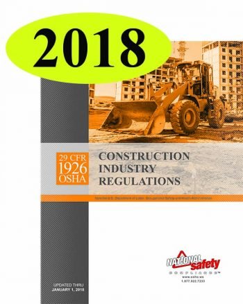 Beispielbild fr January 2018 Edition 29 CFR 1926 OSHA Construction Industry Regulations zum Verkauf von HPB-Movies