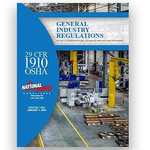 Beispielbild fr 29 CFR 1910 OSHA General Industry Regulations (January 2021) zum Verkauf von GoldenWavesOfBooks