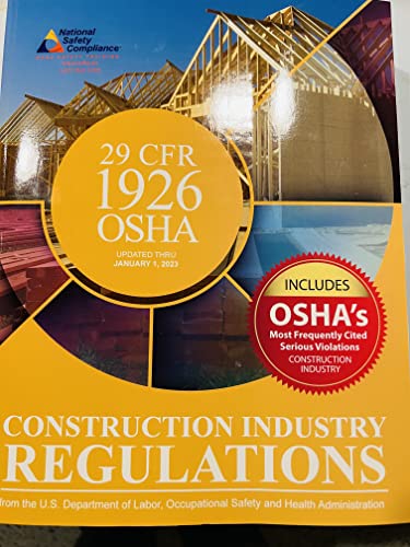 Beispielbild fr 1926 OSHA Construction Industry Regulations (2023 Edition) zum Verkauf von HPB-Red