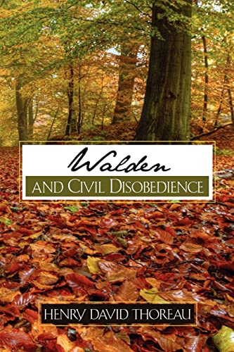 Stock image for Walden and Civil Disobedience for sale by Better World Books