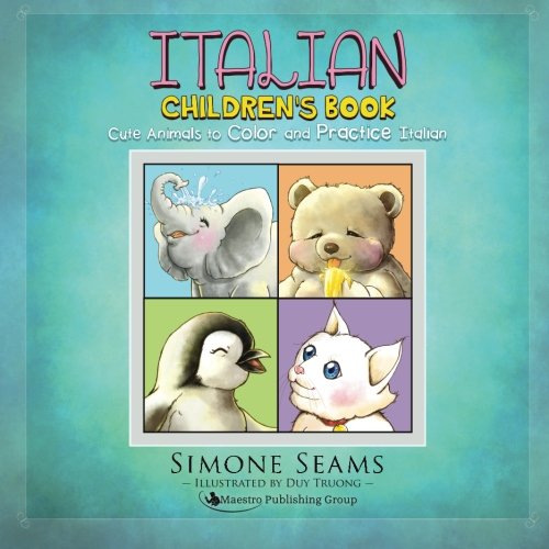 Imagen de archivo de Italian Children's Book: Cute Animals to Color and Practice Italian (Paperback or Softback) a la venta por BargainBookStores