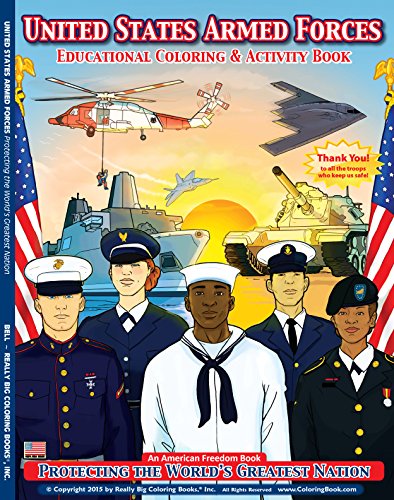 Stock image for United States Armed Forces Coloring & Activity Book (8.5 x11) for sale by SecondSale