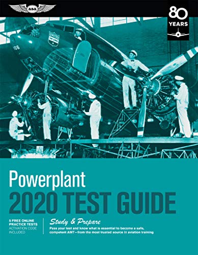 Imagen de archivo de Powerplant Test Guide 2020: Pass your test and know what is essential to become a safe, competent AMT from the most trusted source in aviation training (Fast-Track Test Guides) a la venta por Goodwill