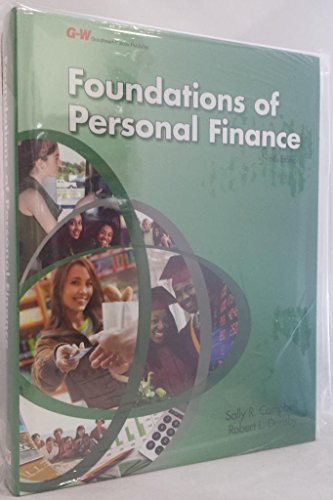 Stock image for Foundations of Personal Finance for sale by HPB-Red