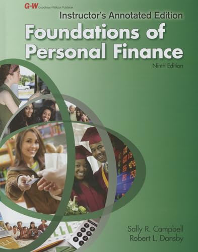 Stock image for Foundations of Personal Finance for sale by Irish Booksellers