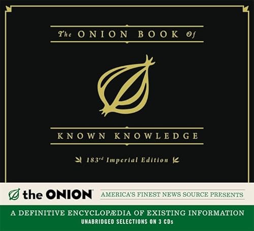 Stock image for The Onion Book of Known Knowledge: A Definitive Encyclopaedia Of Existing Information for sale by SecondSale