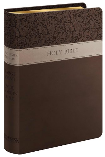 9781619700888: Holy Bible: King James Version, Brown and Tan, Flexisoft, Wide Margin